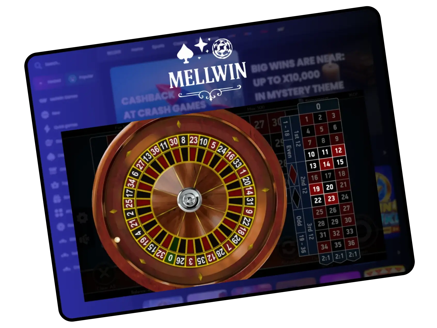 MellWin Casino Roulette